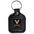 Virginia Cavaliers Square Leatherette Key Chain